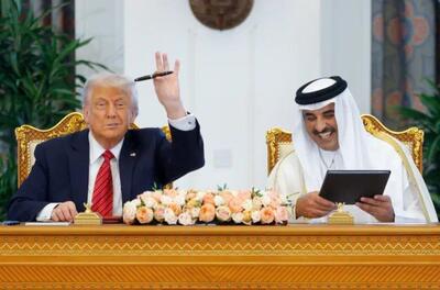 ترامپ پس از دیدار دو ساعته با امیر قطر: پرونده ایران را بررسی کردیم