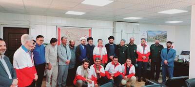 دیدار مسئول بسج سازندگی سپاه فتح استان با مدیر عامل جمعیت هلال احمر به مناسبت روز جهانی صلیب سرخ و هفته هلال احمر