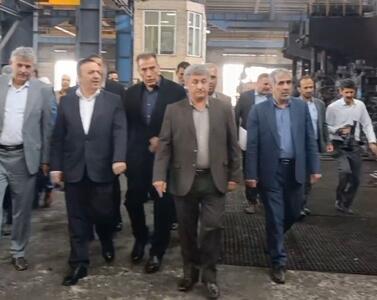 بازدید استاندار قزوین از مجموعه پرشین فولاد آریا تاکستان