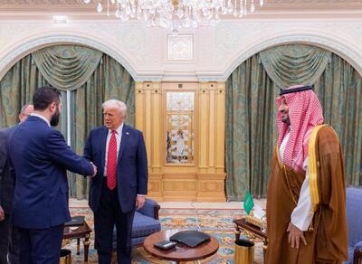 عکس یادگاری ترامپ، بن سلمان و جولانی