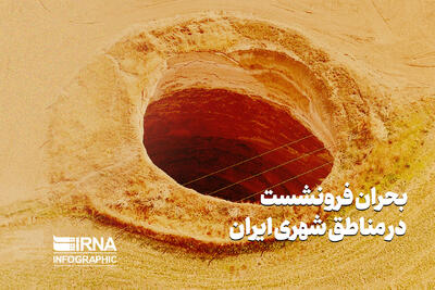 بحران فرونشست در مناطق شهری ایران