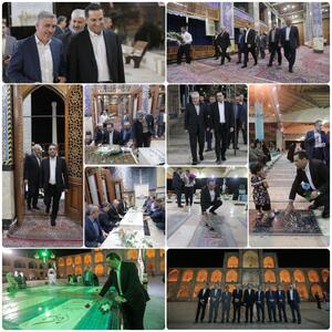 تجدید میثاق مدیرعامل جدید فولاد آلیاژی ایران با آرمانهای شهدا