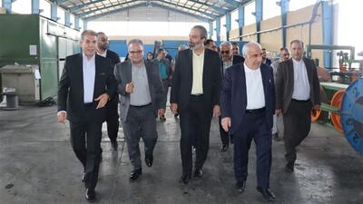 بازدید رئیس اتاق سمنان و معاون اقتصادی استاندار سمنان از شرکت کابل سپهر البرز