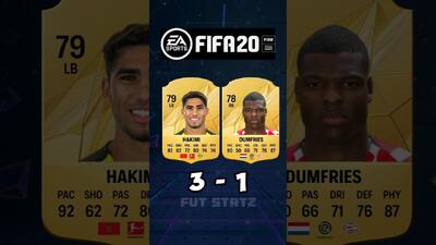 مقایسه ریتینگ دنزل دومفریز و اشرف حکیمی از FIFA 18 تا EA FC 25؛ کدام مدافع برتر است؟ - پارس فوتبال
