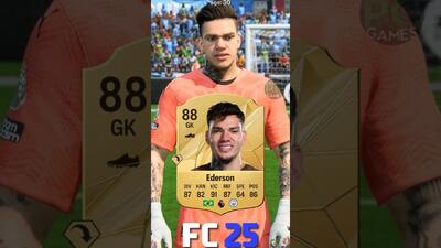 مقایسه ریتینگ و تفاوت ظاهری ادرسون از FIFA 13 تا EA FC 25 - پارس فوتبال