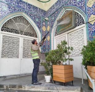 عملیات نگهداشت بیش از ۱۳۰ مسجد در منطقه۴ تهران