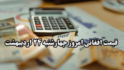 قیمت افغانی امروز چهارشنبه ۲۴ اردیبهشت ۱۴۰۴ | تحلیل بازار افغانی و پیش‌بینی فردا ۲۵ اردیبهشت