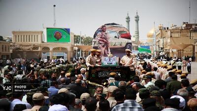 تشییع پیکر پاک شهید امنیت، محمد حسن نائینی در قم