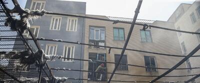 آتش‌سوزی مجتمع مسکونی اکباتان تهران ۳۲ مصدوم داشت