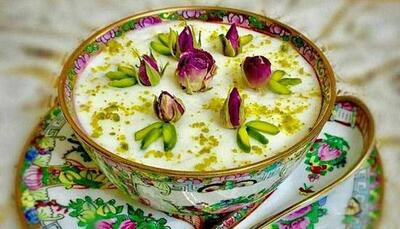 این شیر برنج خنک تو این هوای گرم حسابی میچسبه