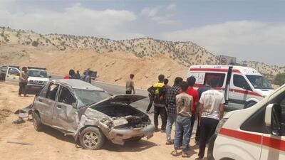 معلم و دانش‌آموز اهل لردگان در تصادف رانندگی  مصدوم شدند