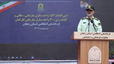 زنجان در ساخت خانه های ملکی و سازمانی انتظامی استان پایلوت در کشور شود