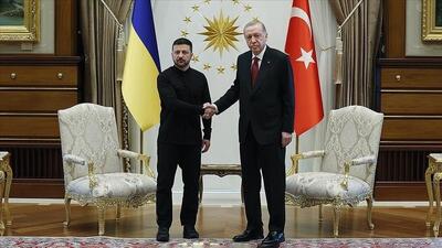 اردوغان و زلنسکی در ترکیه دیدار کردند