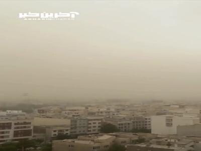 تصاویر آخرالزمانی از طوفان و گرد و خاک در تهران