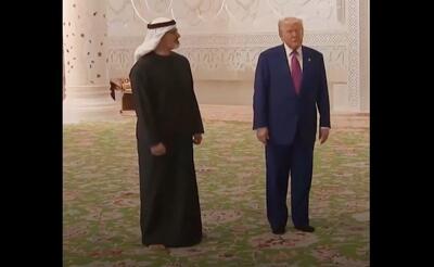 بازدید ترامپ از مسجد شیخ زاید ابوظبی (فیلم)