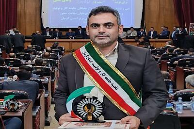 مهندس علی افشار از مس سرچشمه، کارگر نمونه صنعتی استان کرمان شد