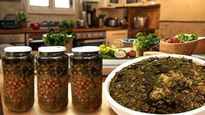 طرز تهیه کنسرو قورمه سبزی / روش آسان، قورمه سبزی خوشمزه و استریل شده