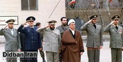 روایت هاشمی رفسنجانی از نگرانی وزیر کشور درباره معتاد شدن نیروهای ارتش