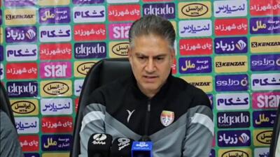 صحبت‌های حمید مطهری مربی فولاد بعد از بازی با ملوان