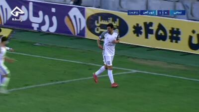 گل اول ذوب آهن به نساجی (مرتضی تبریزی)