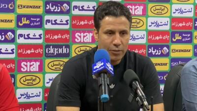 صحبتهای مهدی تارتار در نشست خبری بعد از بازی گل گهر مقابل چادرملو