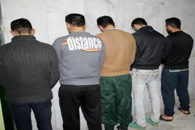 عاملان سنگ‌پرانی در تاکستان دستگیر شدند
