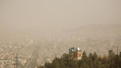 شرایط گرد و خاک و آلودگی هوا در کردستان ادامە دارد