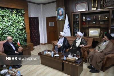 دیدار دبیر شورای عالی انقلاب فرهنگی با استاندار خوزستان