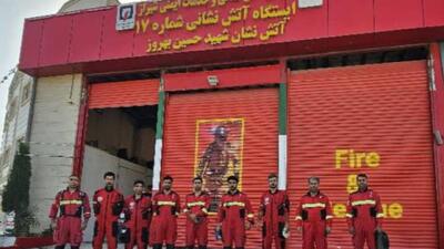 اعزام آتش‌نشان شیرازی برای مهار حریق مراتع ممسنی