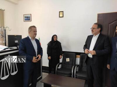 رئیس سازمان بازرسی از دادسرا و دادگستری نوشهر بازدید کرد