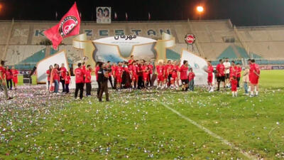 رقص عربی پور حمیدی بعد از جشن قهرمانی - پارس فوتبال
