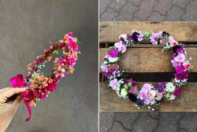 حلقه گل مو برای عروسی ها و تولد مناسب هر سنینی؛ خوشگلی به سبک پرنسس های اروپایی