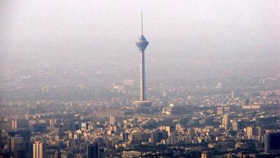 طوفان گرد و خاک، تهران را فرا گرفت