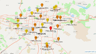 تهران دوباره هوا ندارد