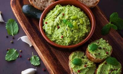 طرز تهیه دیپ باقلا سبز؛ پیش غذای خوشمزه