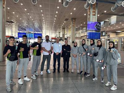 تیم جوانان کیک‌بوکسینگ ایران عازم تایلند شد