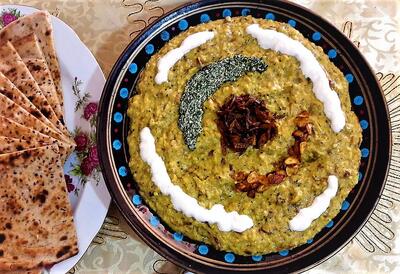 طرز تهیه کشک بادمجان کبابی برای 4 نفر