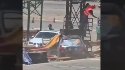 ویدیویی از لحظه حادثه در پیست اتومبیلرانی که منجر به فوت یک عکاس ورزشی شد