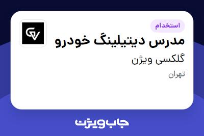 استخدام مدرس دیتیلینگ خودرو در گلکسی ویژن