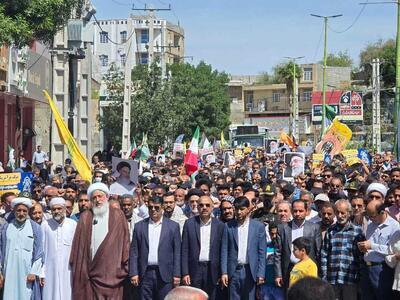 راهپیمایی «جمعه خشم» در میناب برگزار شد