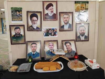 بزرگداشت شهدای خدمت در بندر دیر برگزار شد