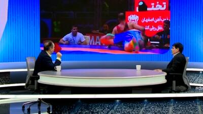 بررسی صحنه جنجالی داوری کشتی زارع - معصومی - پارس فوتبال