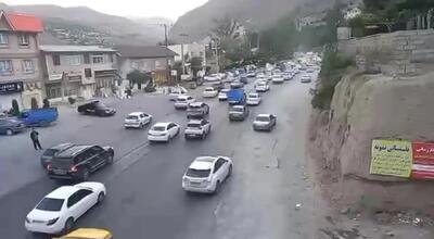 یکطرفه شدن مقطعی محور هراز در مسیر جنوب برای تخلیه ترافیک
