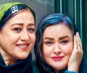 چهره ها/ قاب قدیمی از جوانی فاطمه هاشمی و نعیمه نظام دوست
