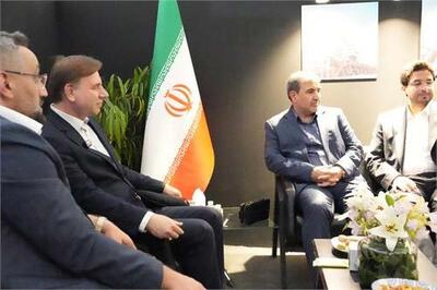 بازدید مدیرعامل سازمان منطقه ویژه پارس از شرکت های حاضر در نمایشگاه بین المللی نفت