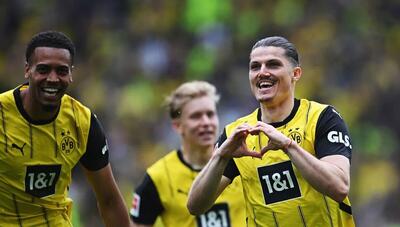 دورتموند با پیروزی دراماتیک سهمیه لیگ قهرمانان را ربود؛ بایرن با برد پرگل قهرمان شد