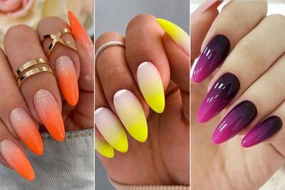 لاک ناخن آمبره با رنگهای دخترونه پاستلی(+عکس)
