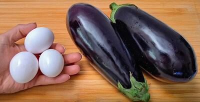 طرز تهیه ۲ غذای فوق العاده خوشمزه با بادمجون برای شام (فیلم)