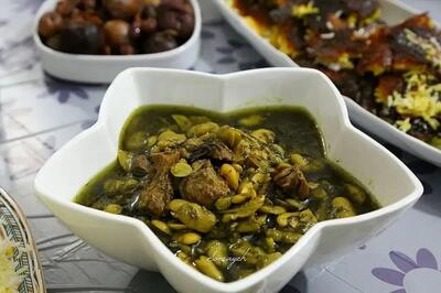 طرز تهیه خورش باقلا سبز لبنانی