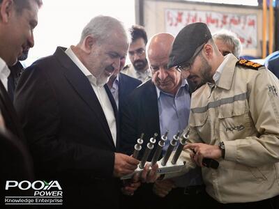بازدید وزیر نیرو از مجموعه دانش بنیان «پویا نیرو»/ به جز زیبایی ندیدم!